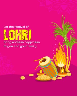 Happy Lohri hd images poster banner status and hd photos